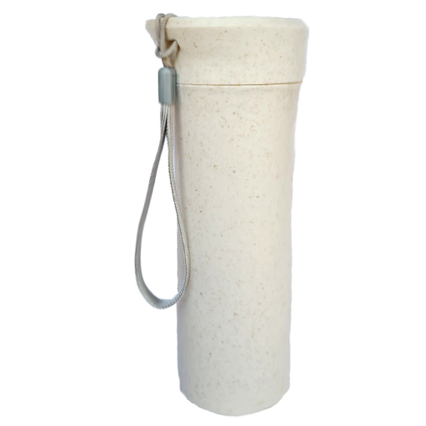 Botella Fibra De Trigo Ecologica Portatil