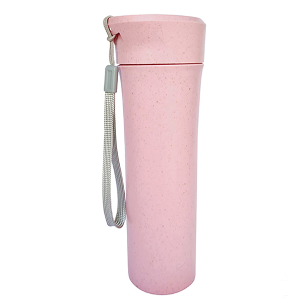 Botella Fibra De Trigo Ecologica Portatil