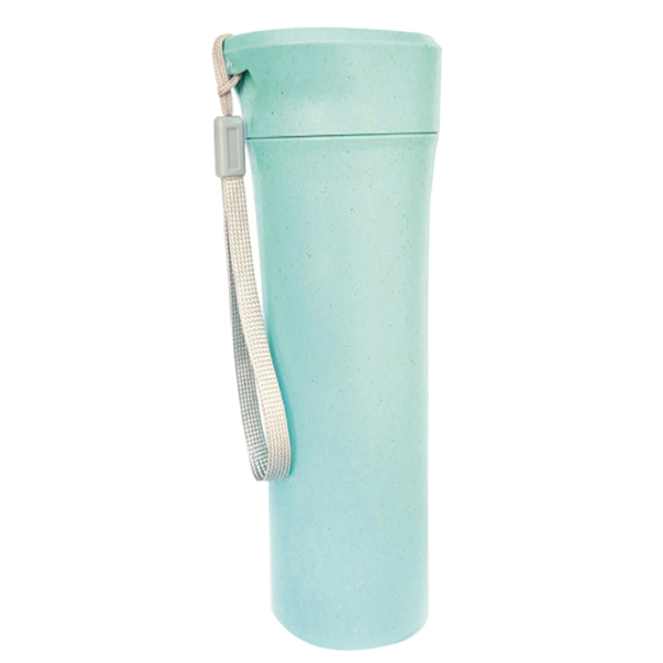 Botella Fibra De Trigo Ecologica Portatil