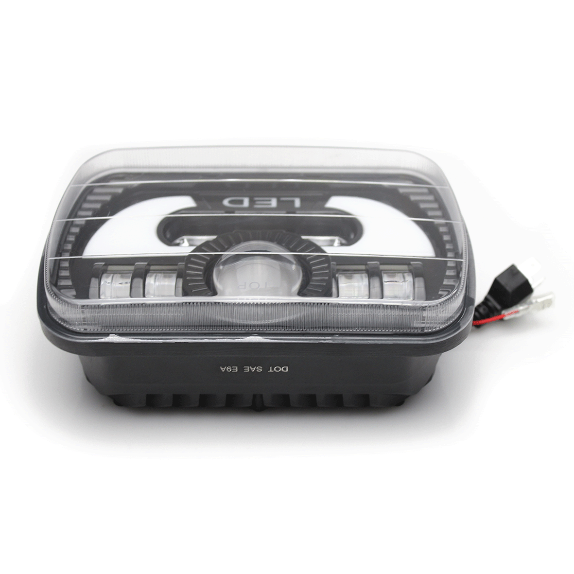 Faro Unidad 5x7 8 Led Cuarto Gel Alta Baja Jeep Universal