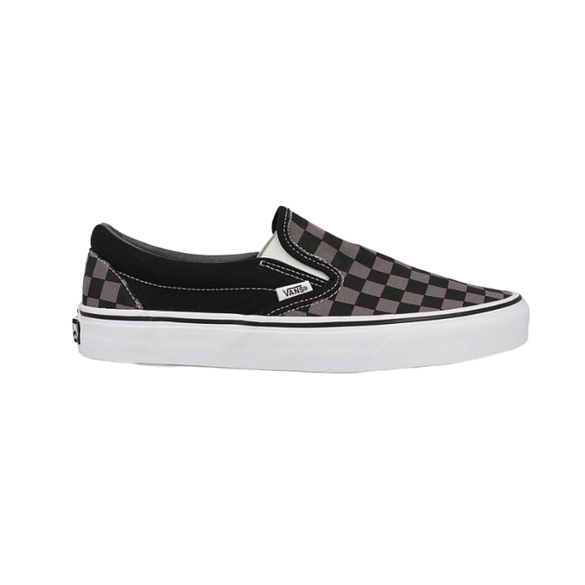 Tenis Vans Classic Slip on negros-gris Unisex vn000eyebpj