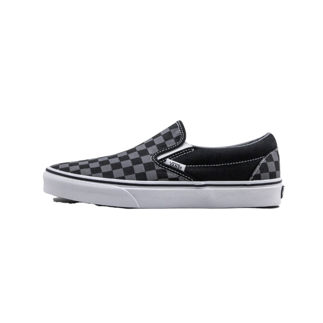 Tenis Vans Classic Slip on negros-gris Unisex vn000eyebpj