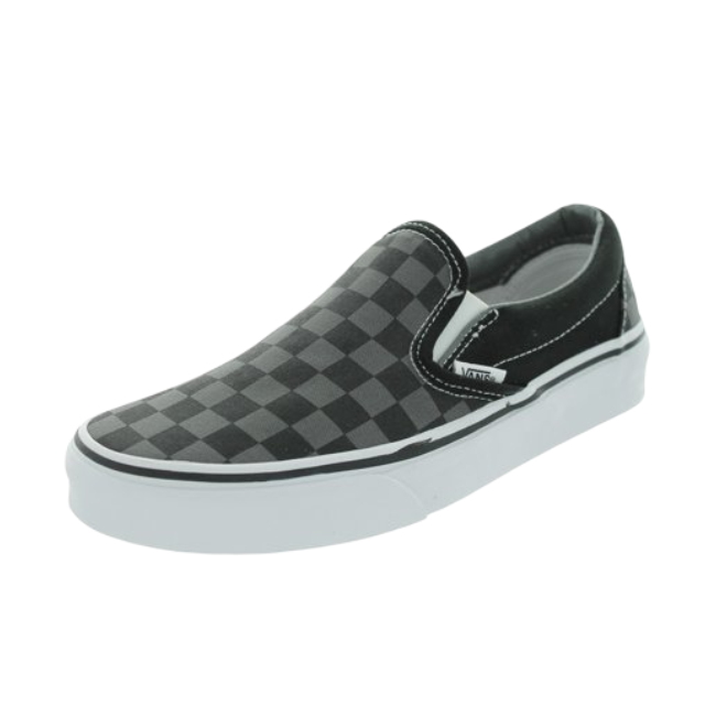 Tenis Vans Classic Slip on negros-gris Unisex vn000eyebpj