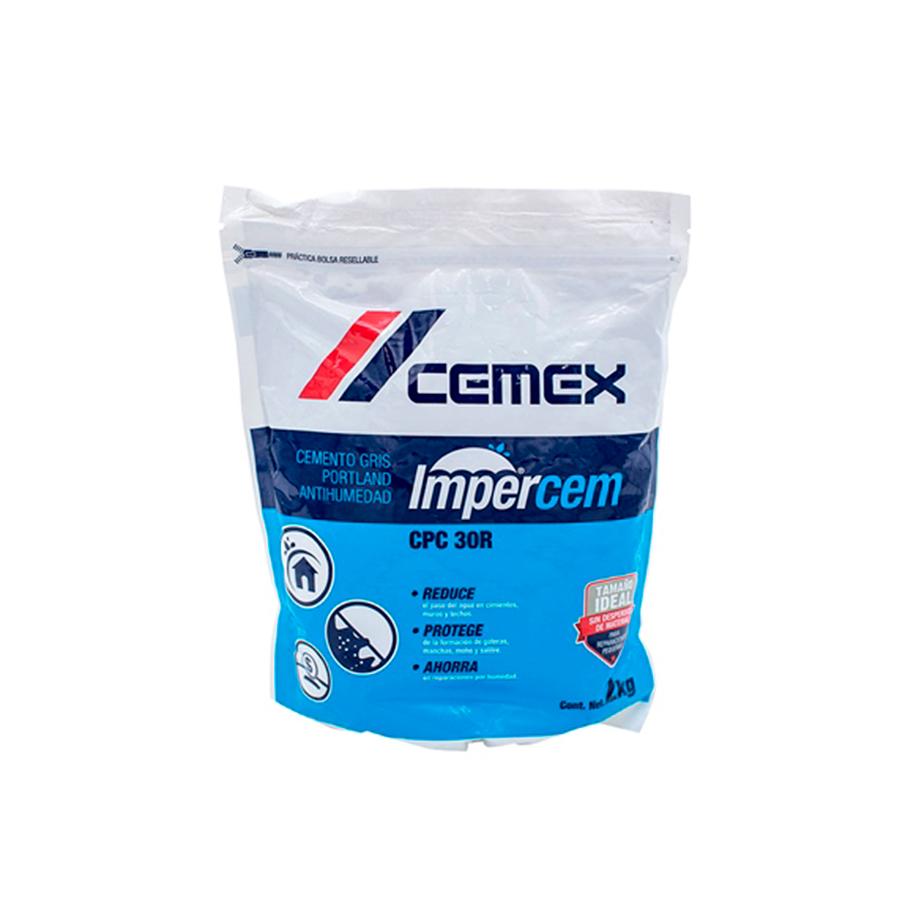Cemento impercem Cemex 2 kg