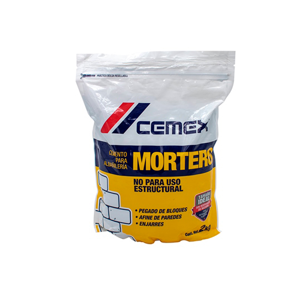 Cemento mortero Cemex 2 kg