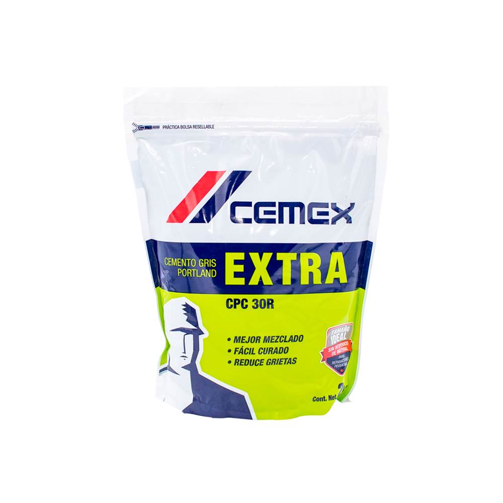 Cemento extra gris Cemex 2 kg