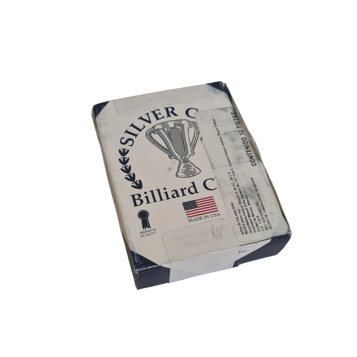 Tizas Silver Cup Color Azul para Taco de Billar