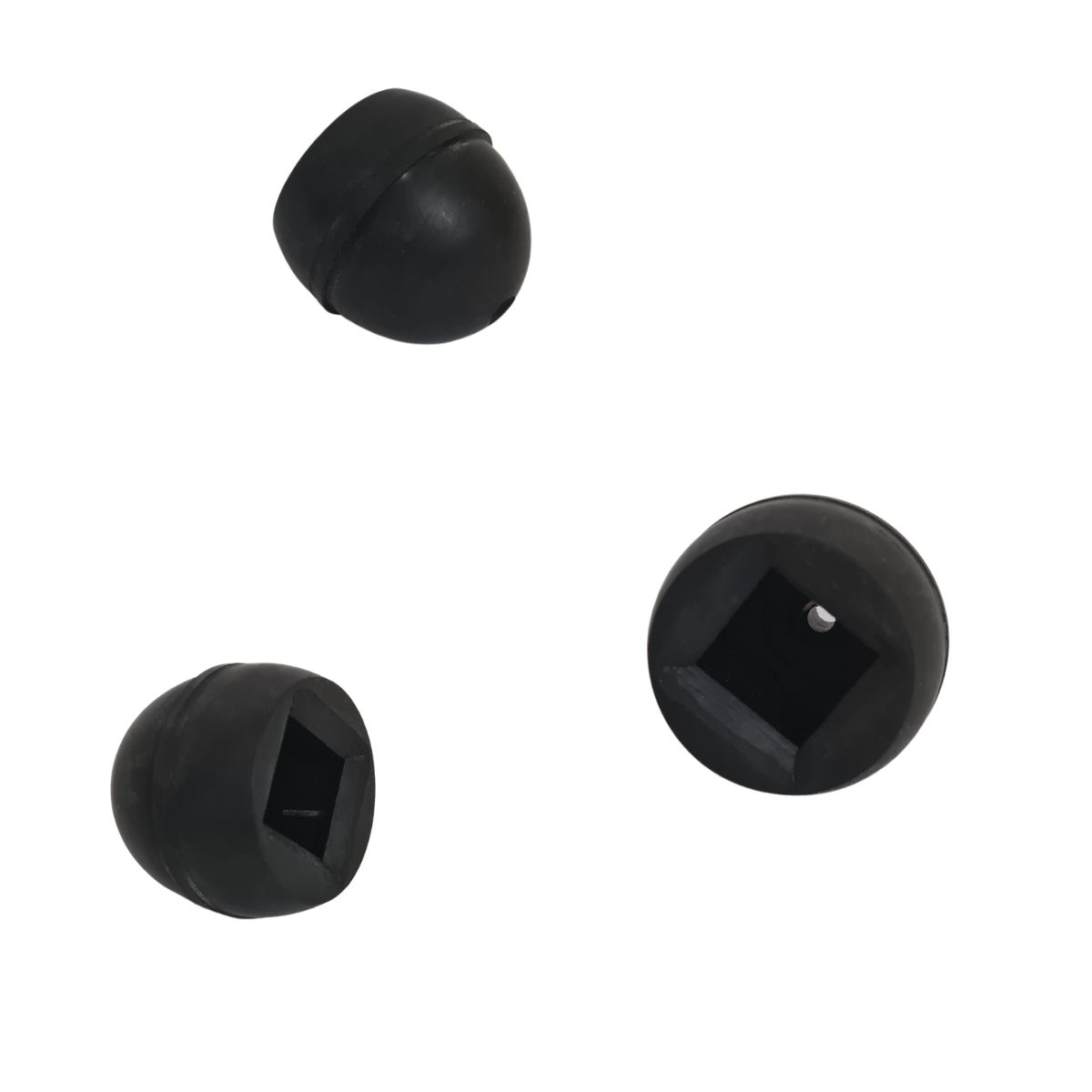 Soporte Porta Tizas o Cosméticos de Hule / Goma para Billar Color Negro