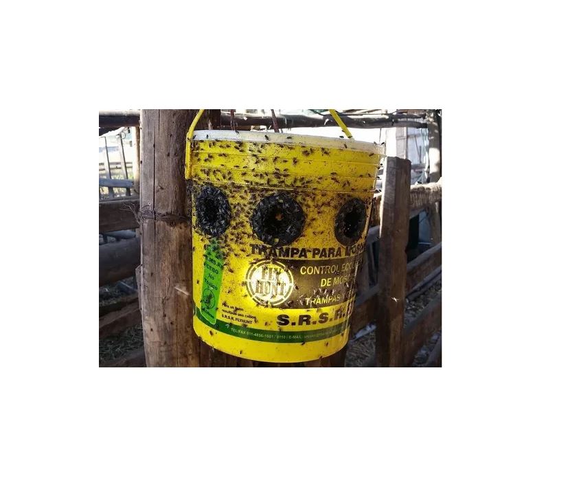 3 Trampas Para Moscas Fly Hunt Cub Atrapa 400 Mil Moscas