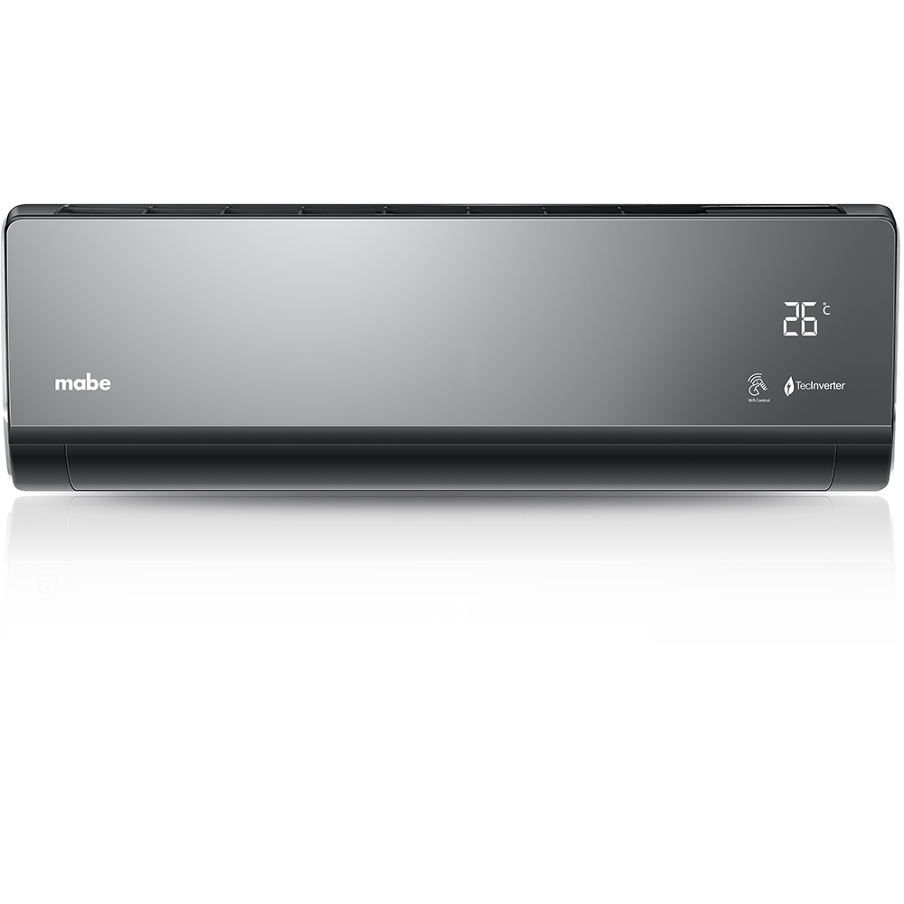 Minisplit Inverter Frío/Calor 110 V 12,000 BTU´s Espejo Mabe - MMI12HAMCAM9
