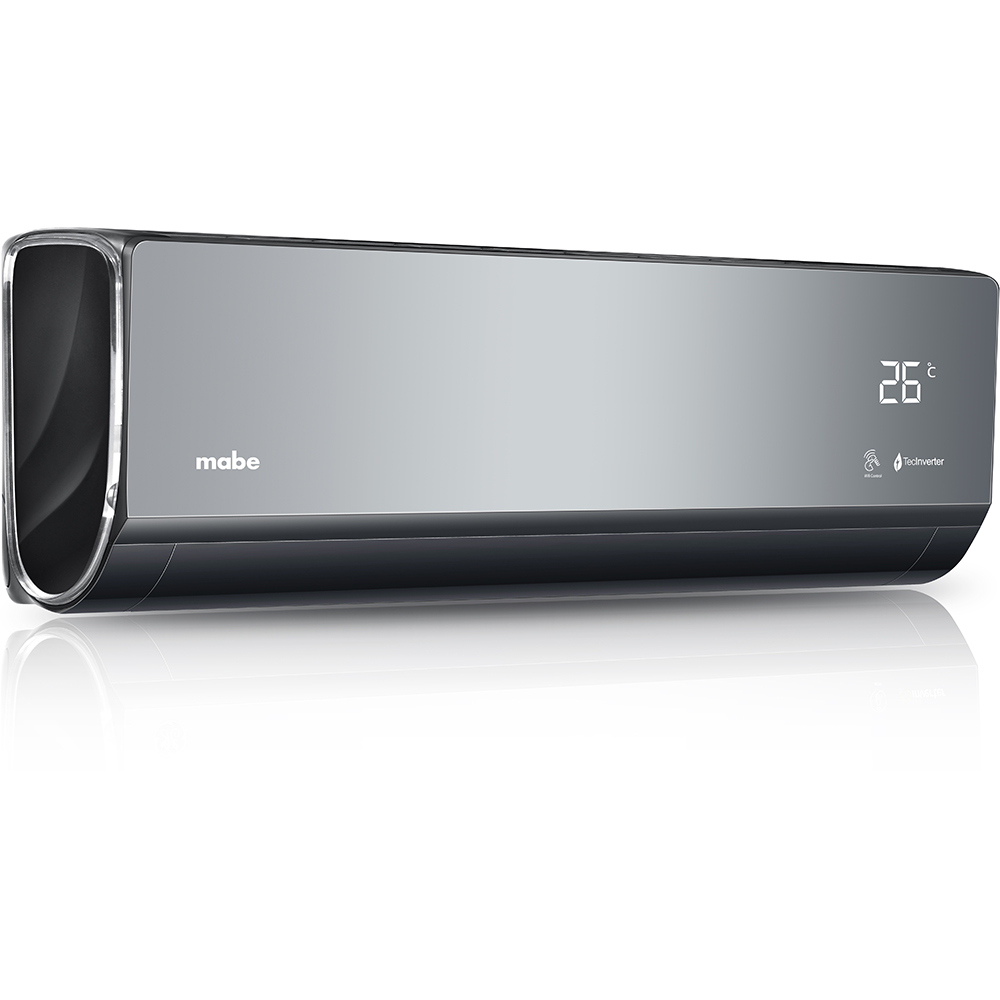 Minisplit Inverter Frío/Calor 110 V 12,000 BTU´s Espejo Mabe - MMI12HAMCAM9