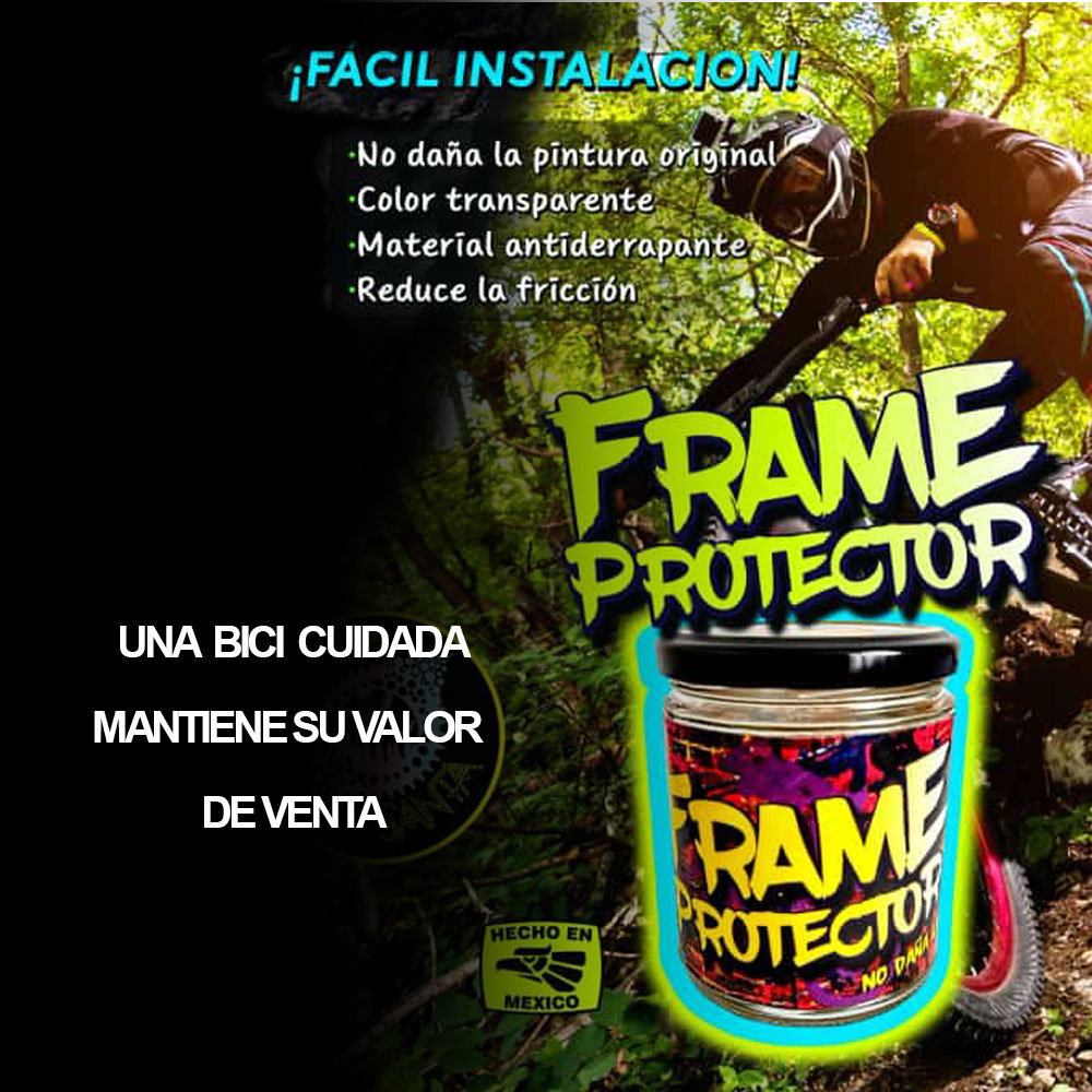 Protector cuadro Bicicleta Mtb o Ruta Transparente 36 pzas