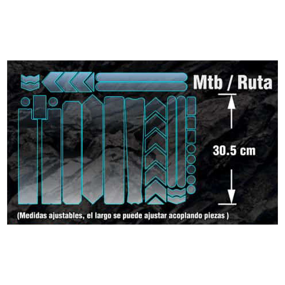Protector cuadro Bicicleta Mtb o Ruta Transparente 36 pzas