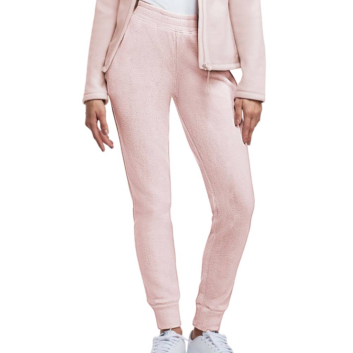 Pants de Polar Fleece color rosa para mujer, marca Holly Land, 1038194
