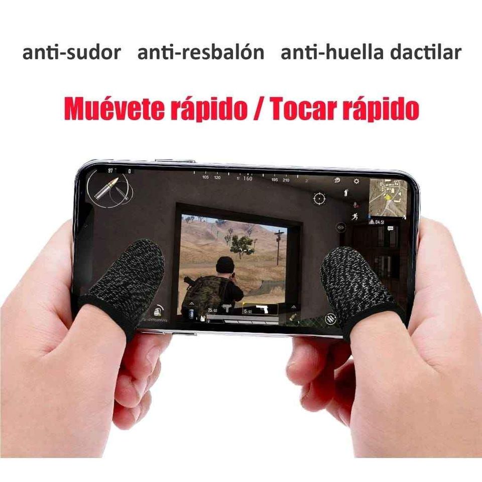 48 Unidades Dedales Dedos Gamer Fundar Touch Guantesitos