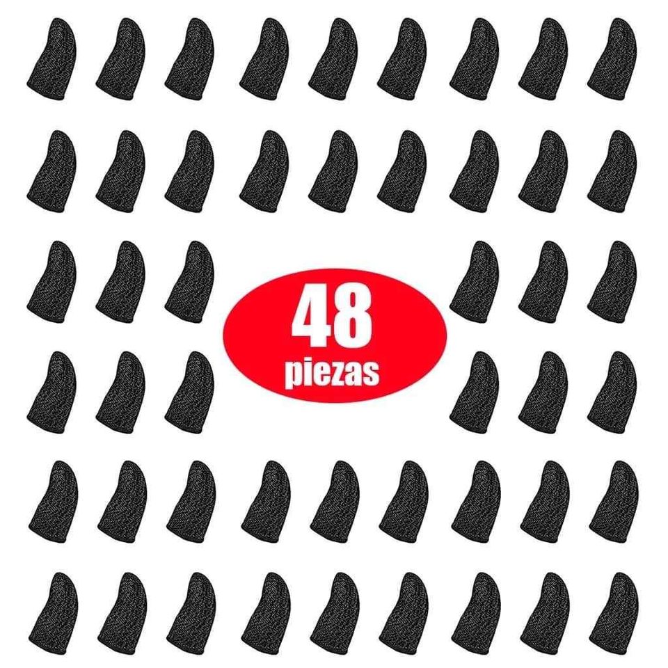 48 Unidades Dedales Dedos Gamer Fundar Touch Guantesitos