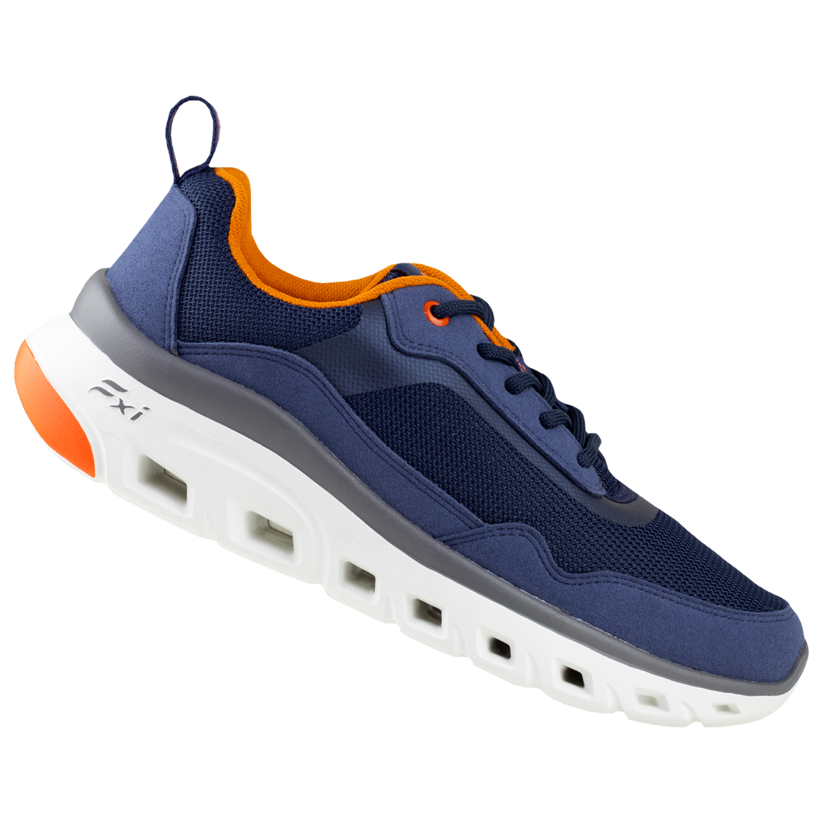 TENIS URBANO MODA PARA HOMBRE FLEXI 409802 AZUL TEXTIL SPORT