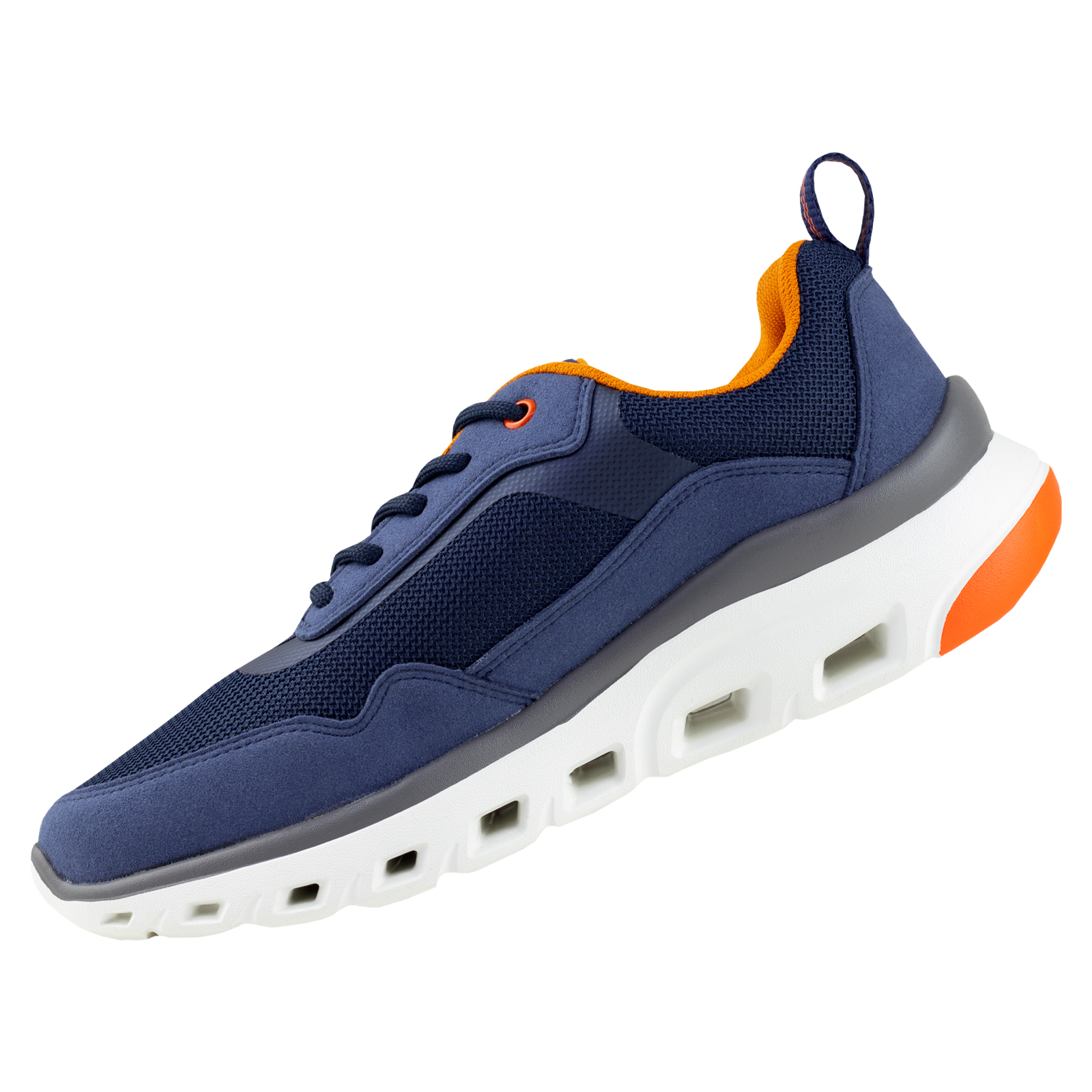 TENIS URBANO MODA PARA HOMBRE FLEXI 409802 AZUL TEXTIL SPORT