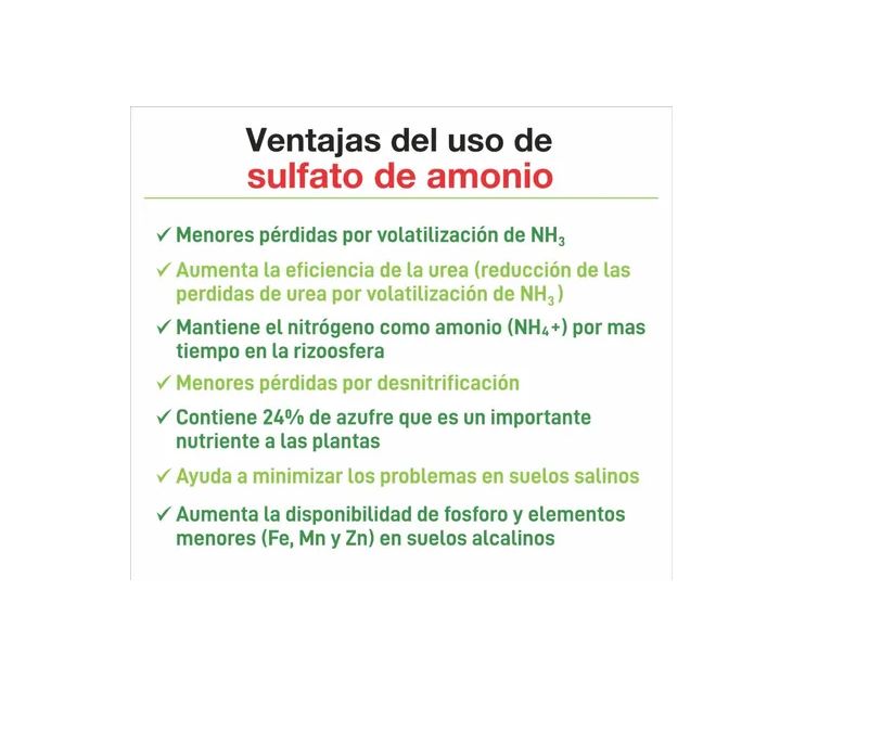 Fertilizante Sulfato De Amonio 1 Kg Para Pasto