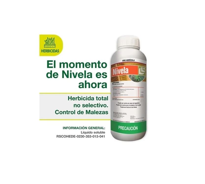 100ml Glifosato Control Malezas, Hierba Nivela