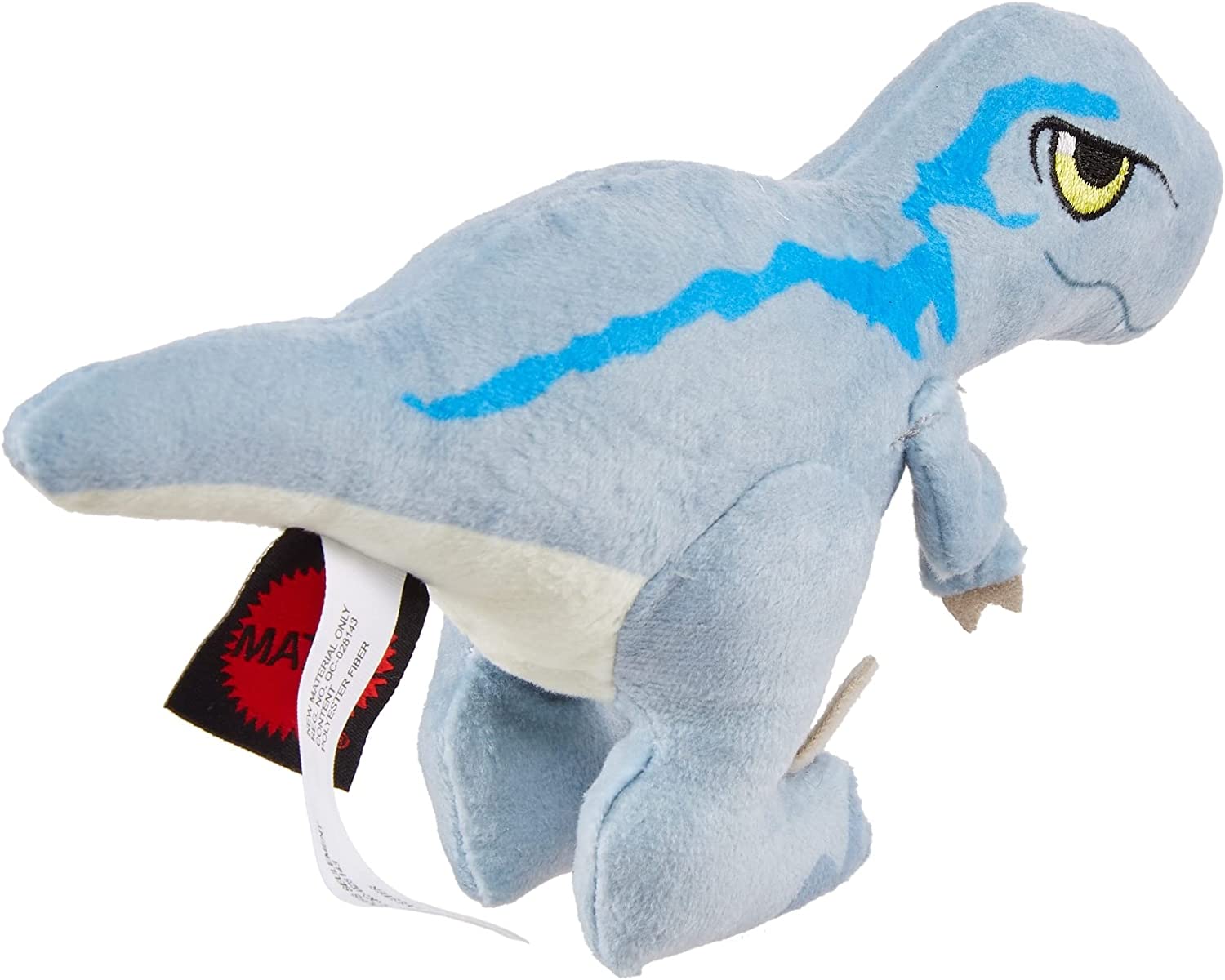 Jurassic World, Peluche de Dinosaurio Mini con Sonidos Blue