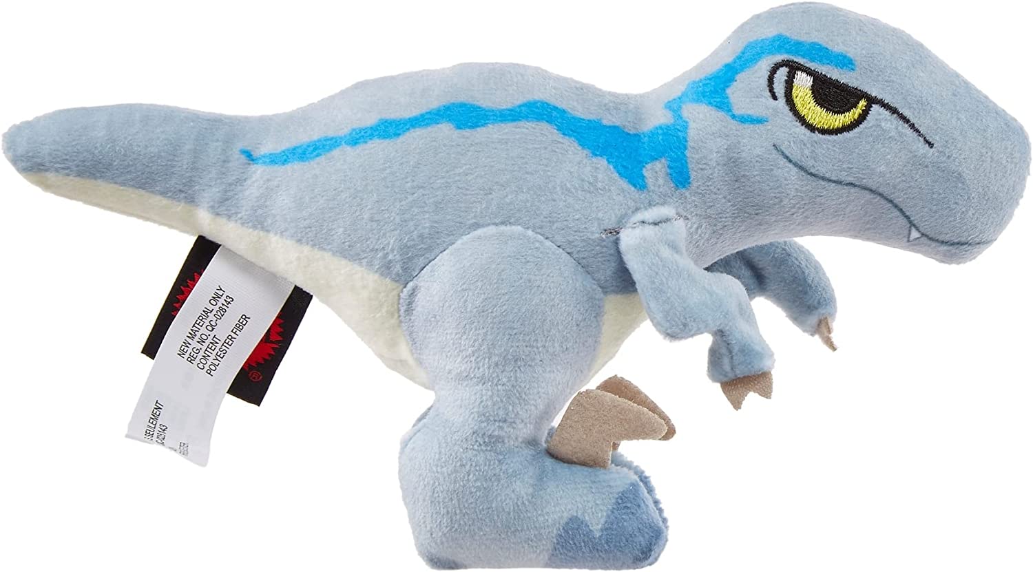 Jurassic World, Peluche de Dinosaurio Mini con Sonidos Blue