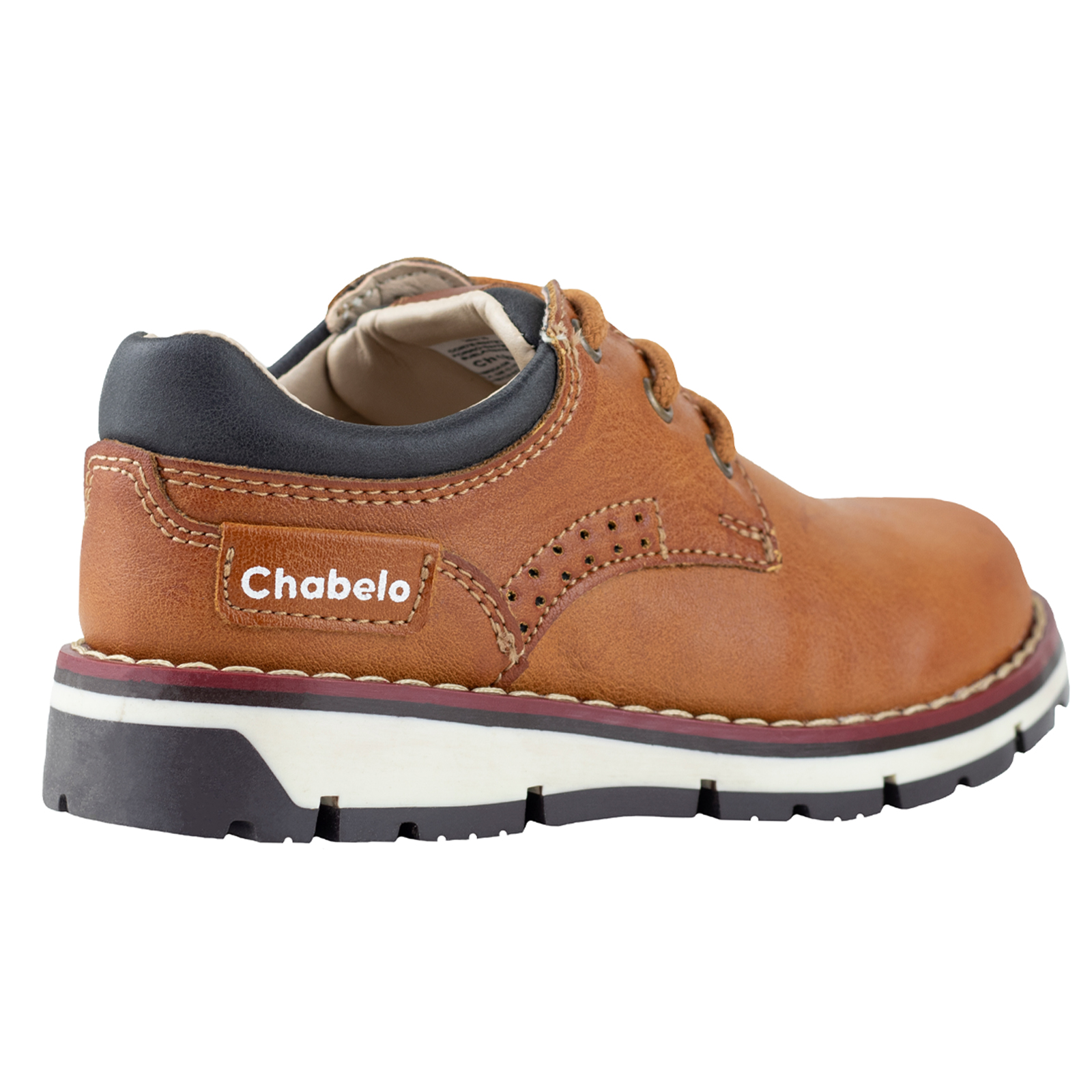 ZAPATO DE VESTIR PARA NIÑO CHABELO C69-A CAMEL CLASICOS 18-21