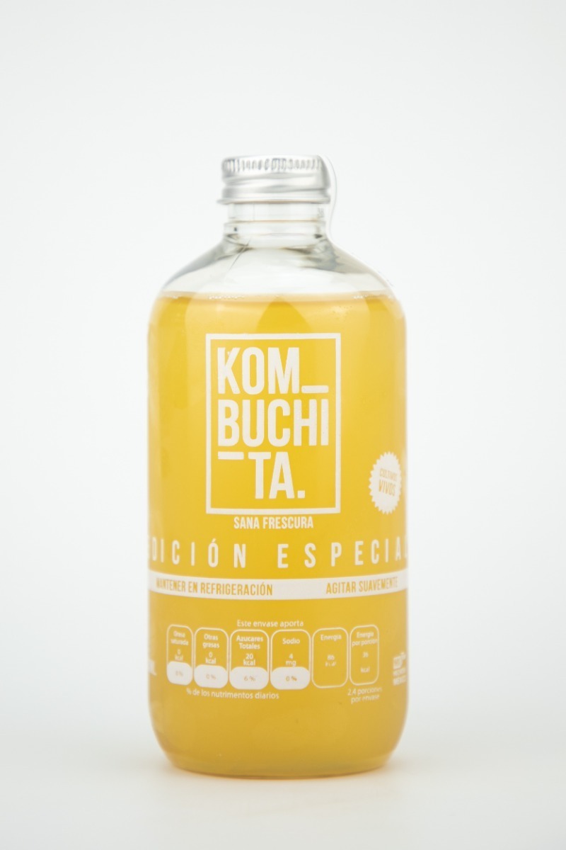 Bebida Kombuchita Mx Edición Especial Natural 6 Pack