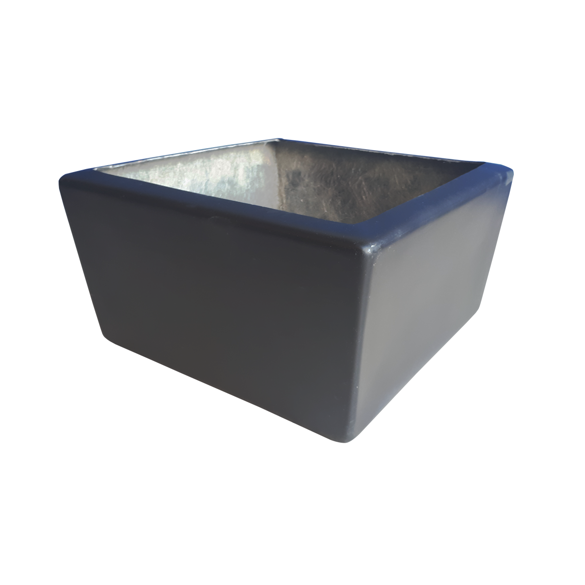 Maceta de fibra de vidrio modelo Arenero  chocolate*