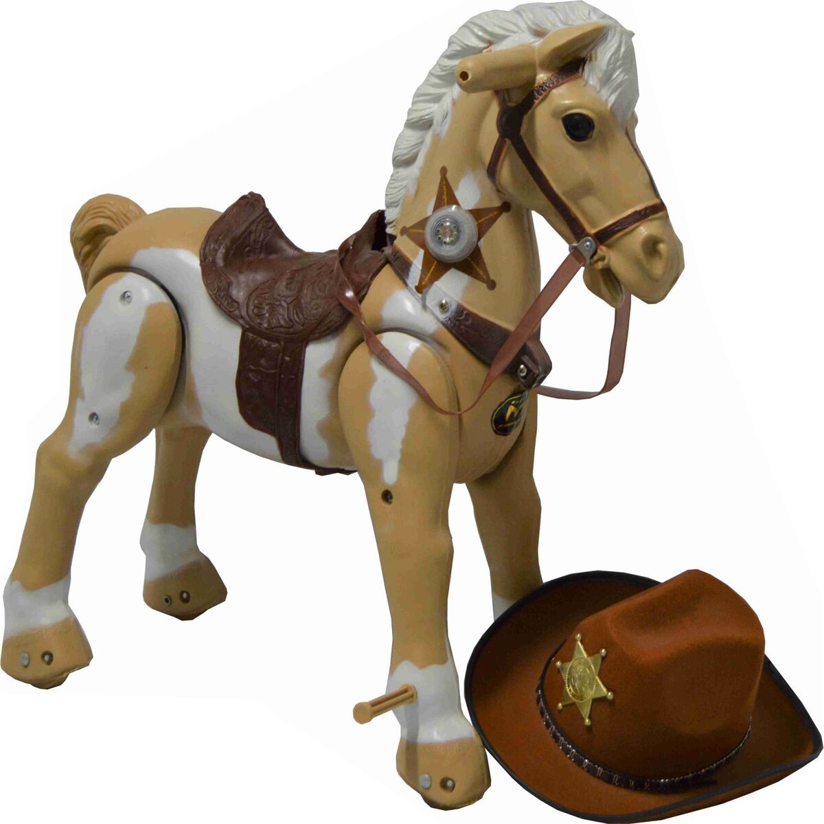 Caballo Pinto Montable Con Acción De Avance 