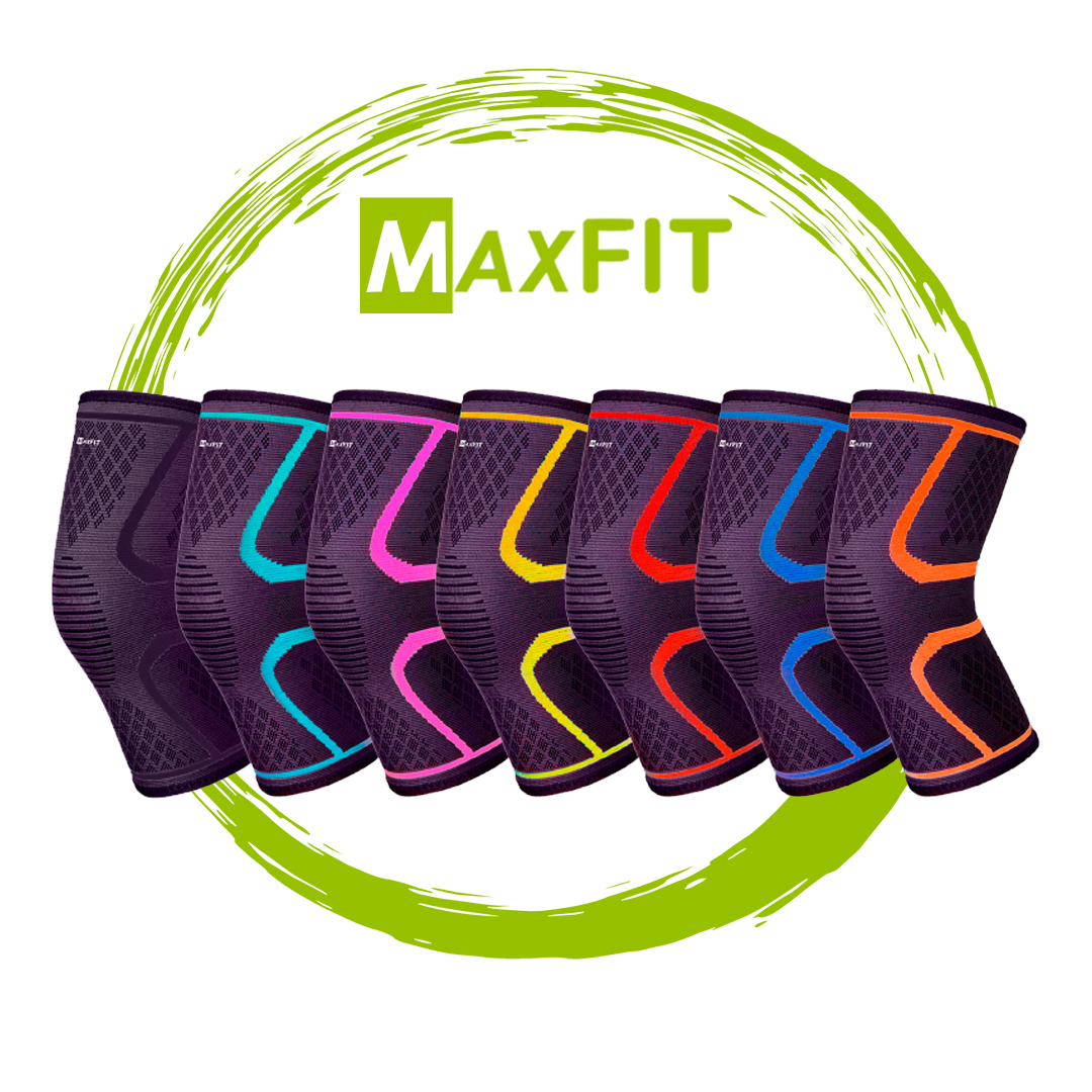 Rodilleras deportivas de compresión marca MAXFIT, para Gimnasia