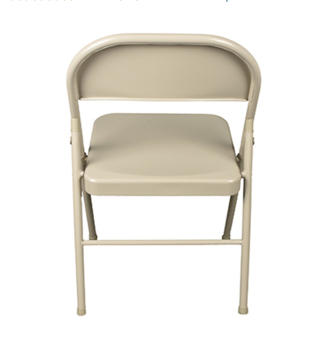 Silla Plegable Beige Sudden Comfort.