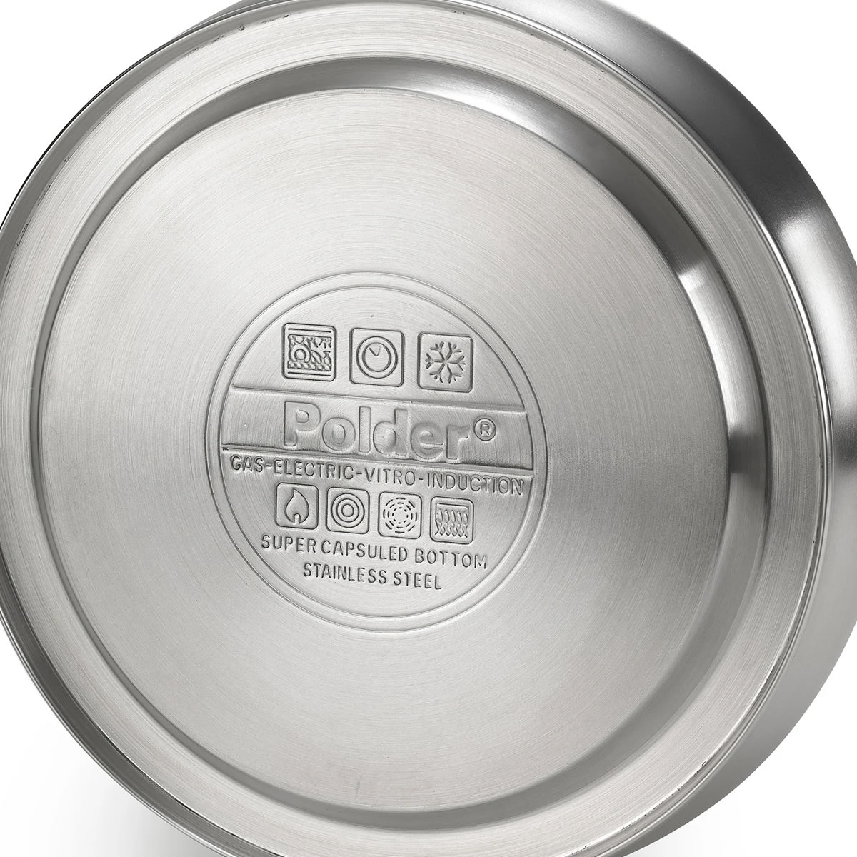 Tetera De Acero Inoxidable Polder 1253344 Capacidad 2.46L CST