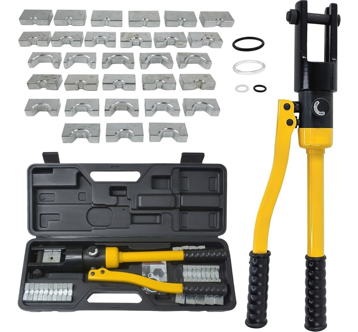 Pinza Ponchadora Hidraulica Para Terminales 16 Ton 30 Pzs
