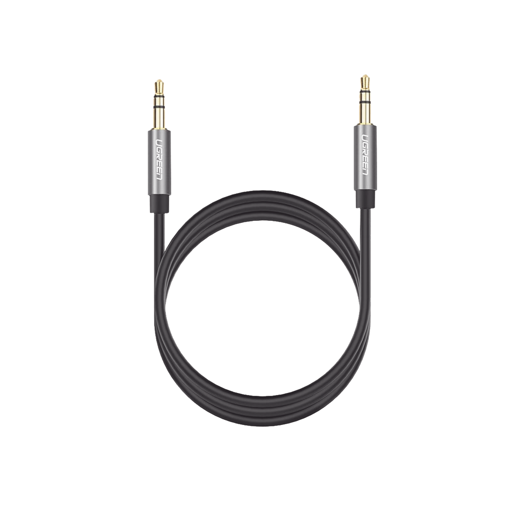 Cable Auxiliar de 2 Metros / Conector 3.5mm a 3.5mm / Macho a Macho / Cubierta de TPE / Color Negro