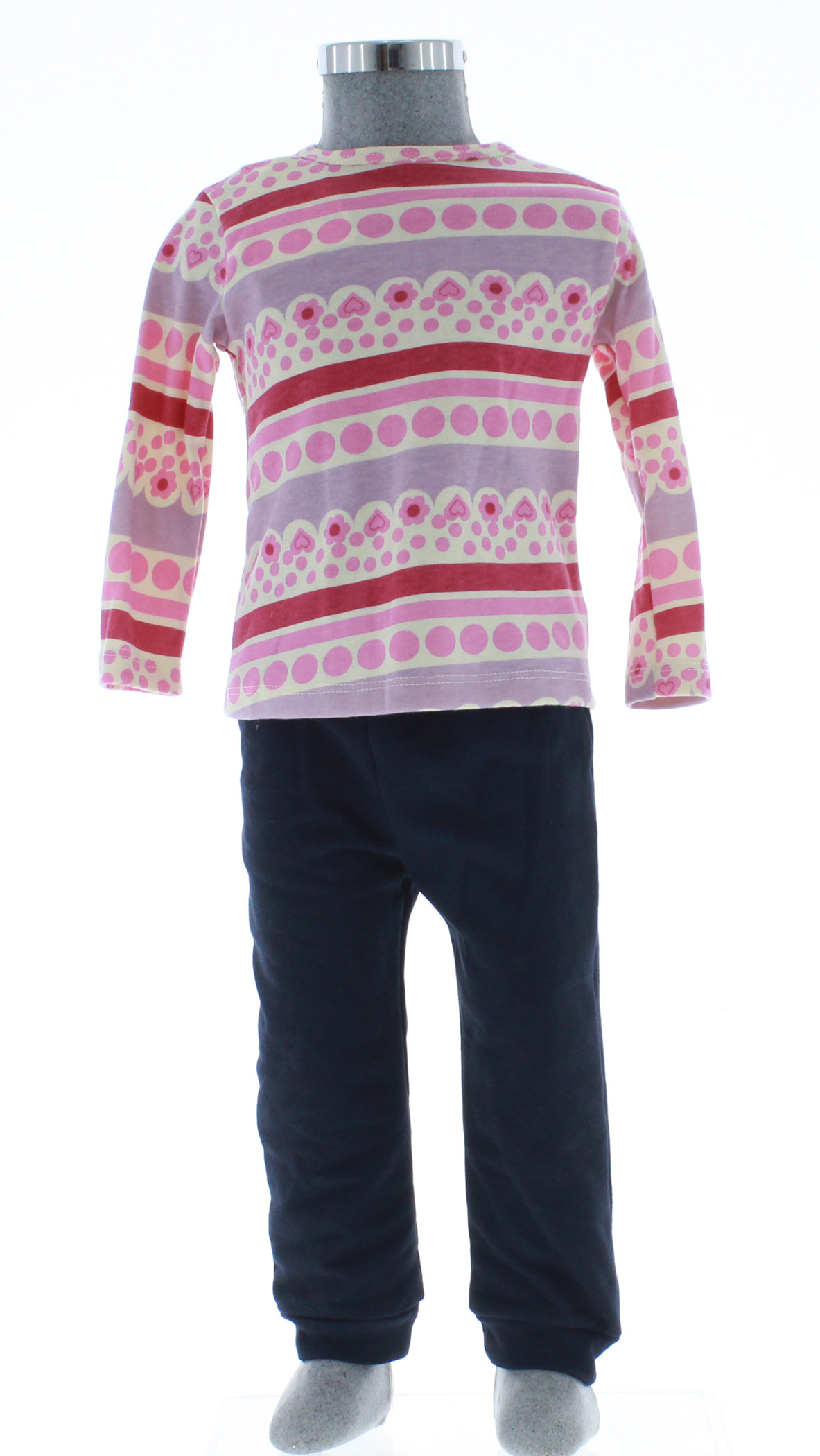 Conjunto Pants Niña Bebe Rojo 3155 0 a 3 Años.