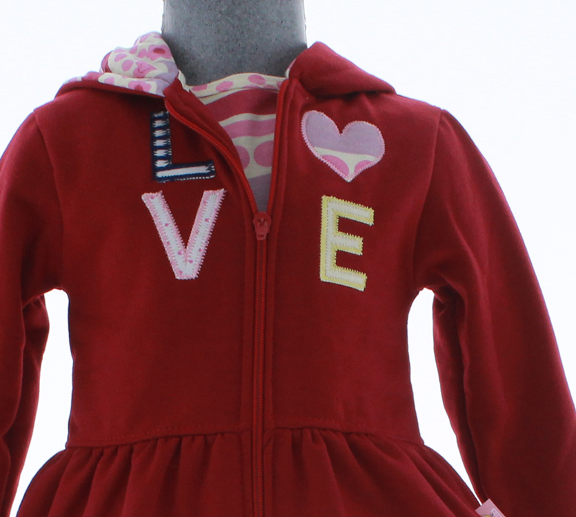 Conjunto Pants Niña Bebe Rojo 3155 0 a 3 Años.