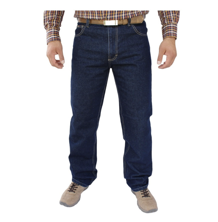 Pantalón Vaquero de Mezclilla Rígida Para Hombre John Silver 
