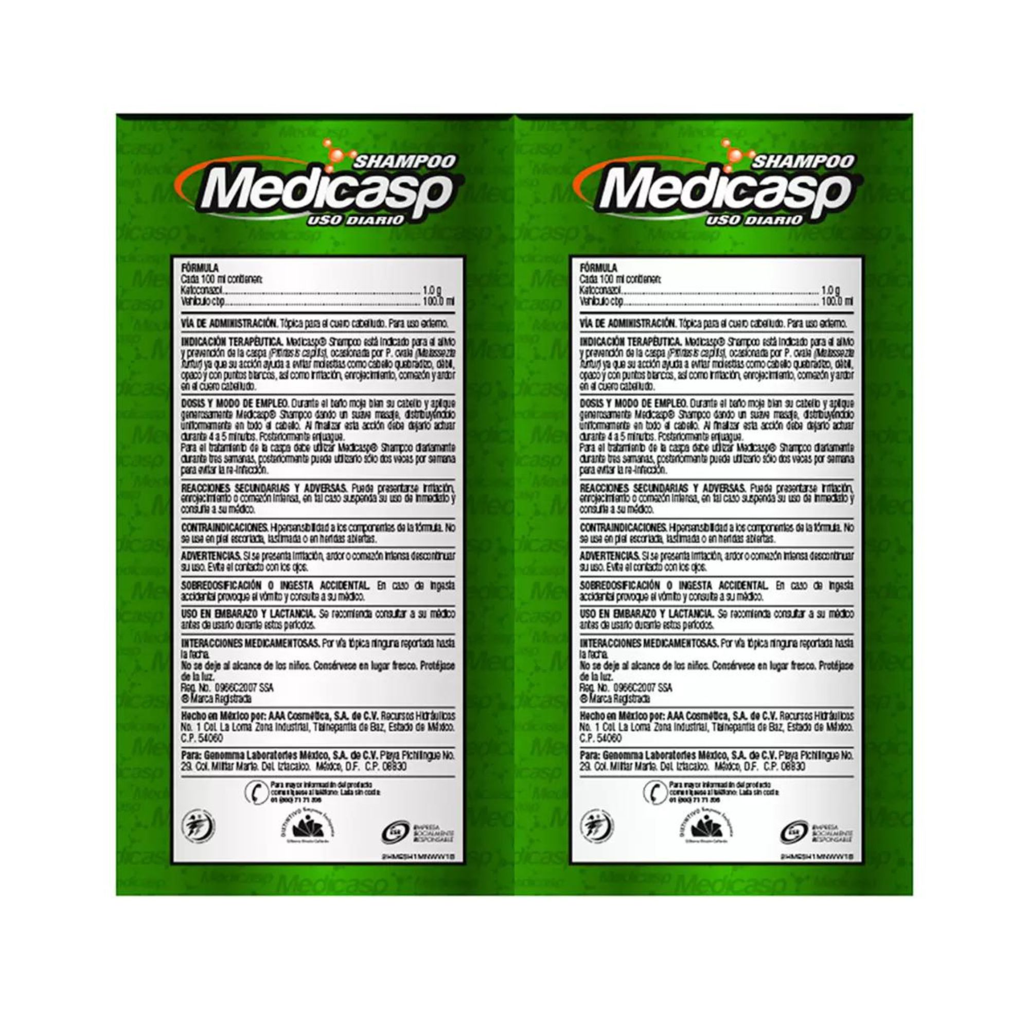 Medicasp 2 Pack 130 ML c/u.