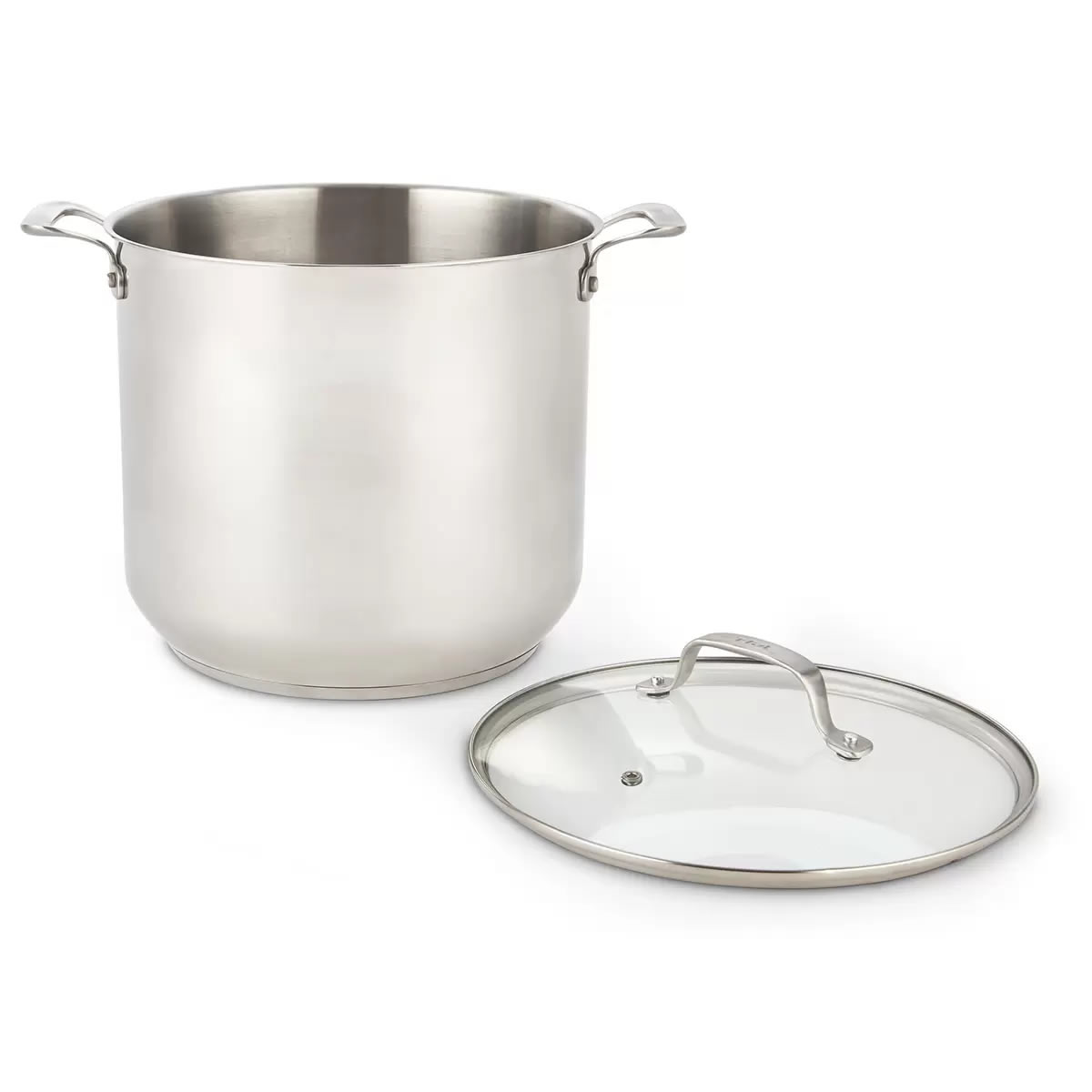 Olla De Acero Inoxidable Con Tapa T-Fal H8666484 De 15.14L CST