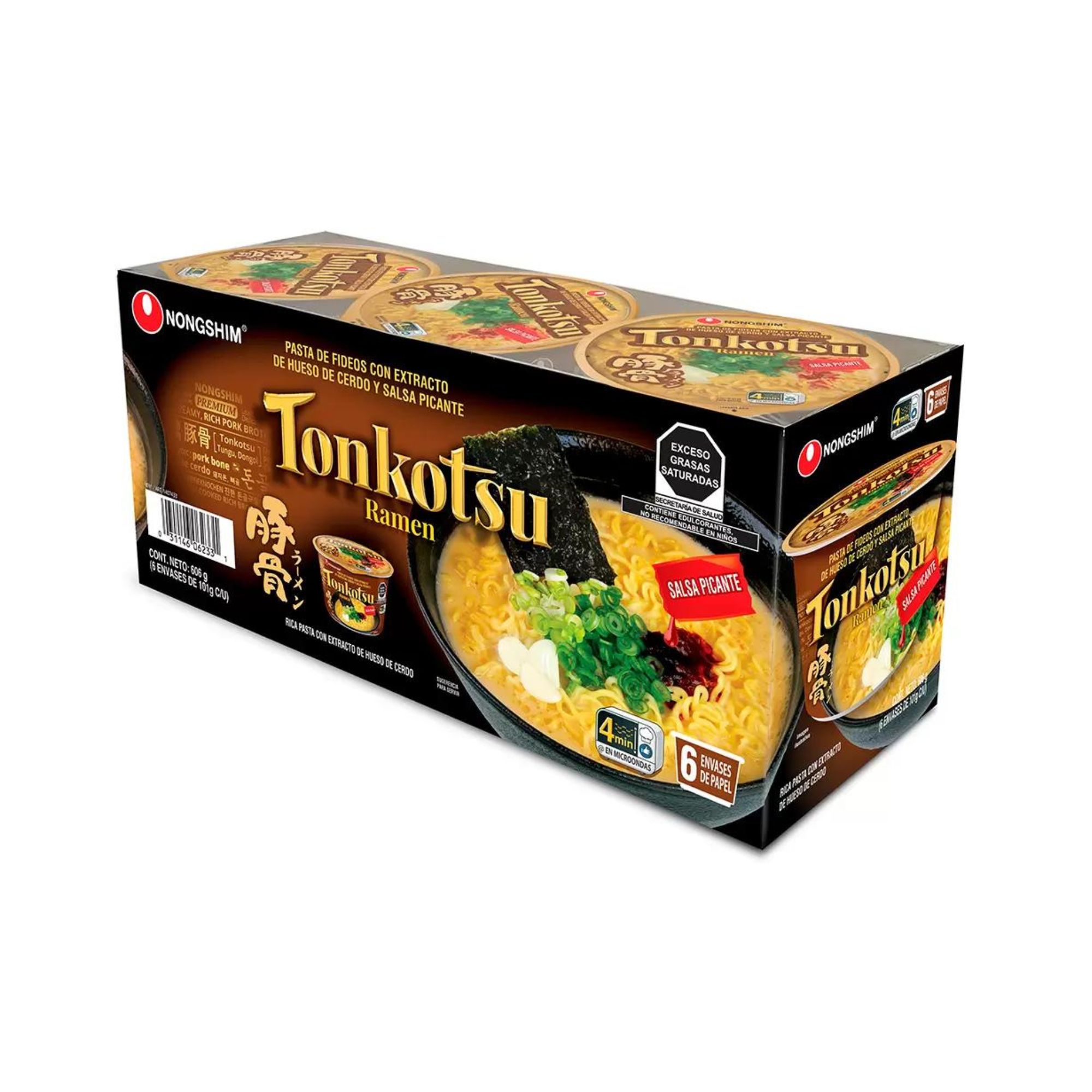 Tonkotsu Ramen Nongshim 6 de 101g