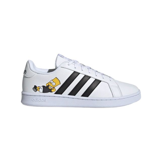 Tenis Adidas Grand Court Base Casual Los Simpson de Caballero
