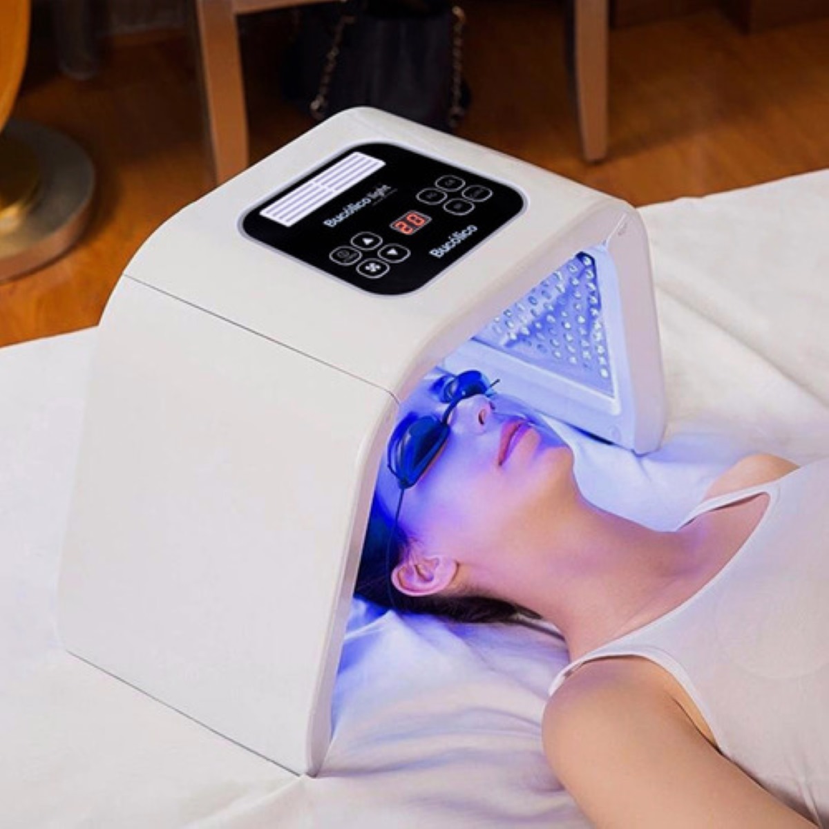 Maquina Facial De Luz Led 7 Colores Para Cara Y Cuello