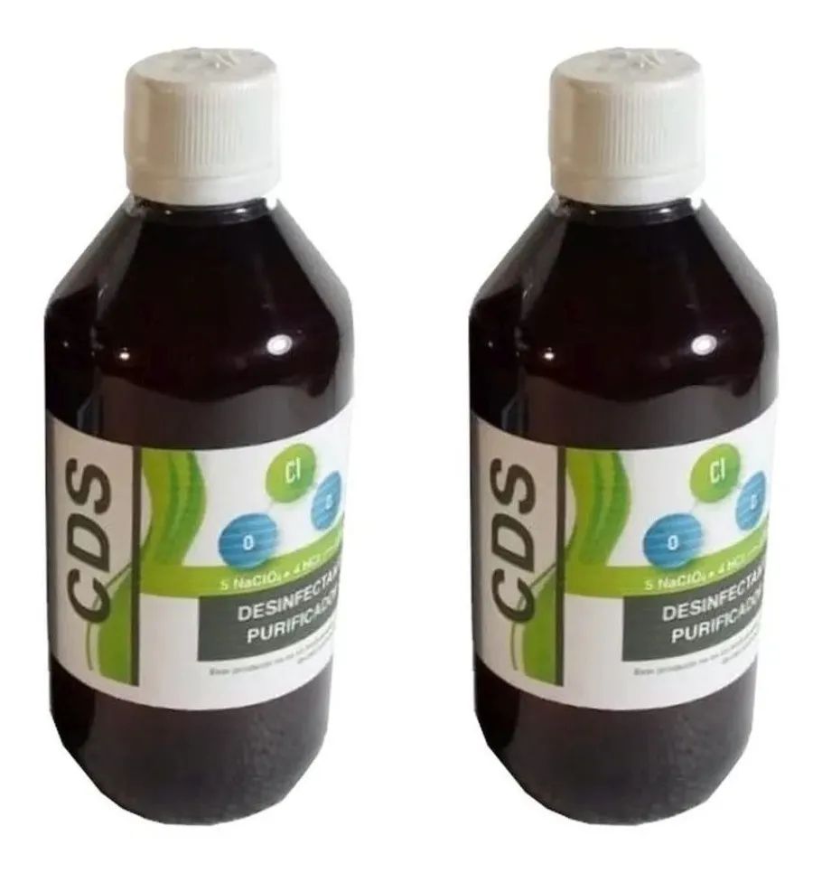 Dioxido de cloro CDS 3000 ppm fórmula A Kalcker. VIRGULAB 500 ml (2 de 250 ml)