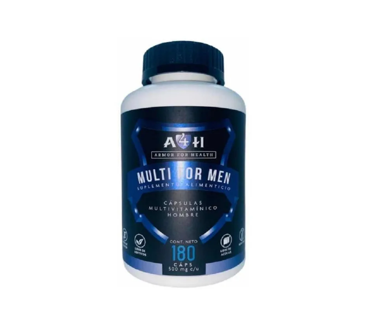 Hombre Mens Multi Vitamínico 180 Caps A4h Arginina Creatina