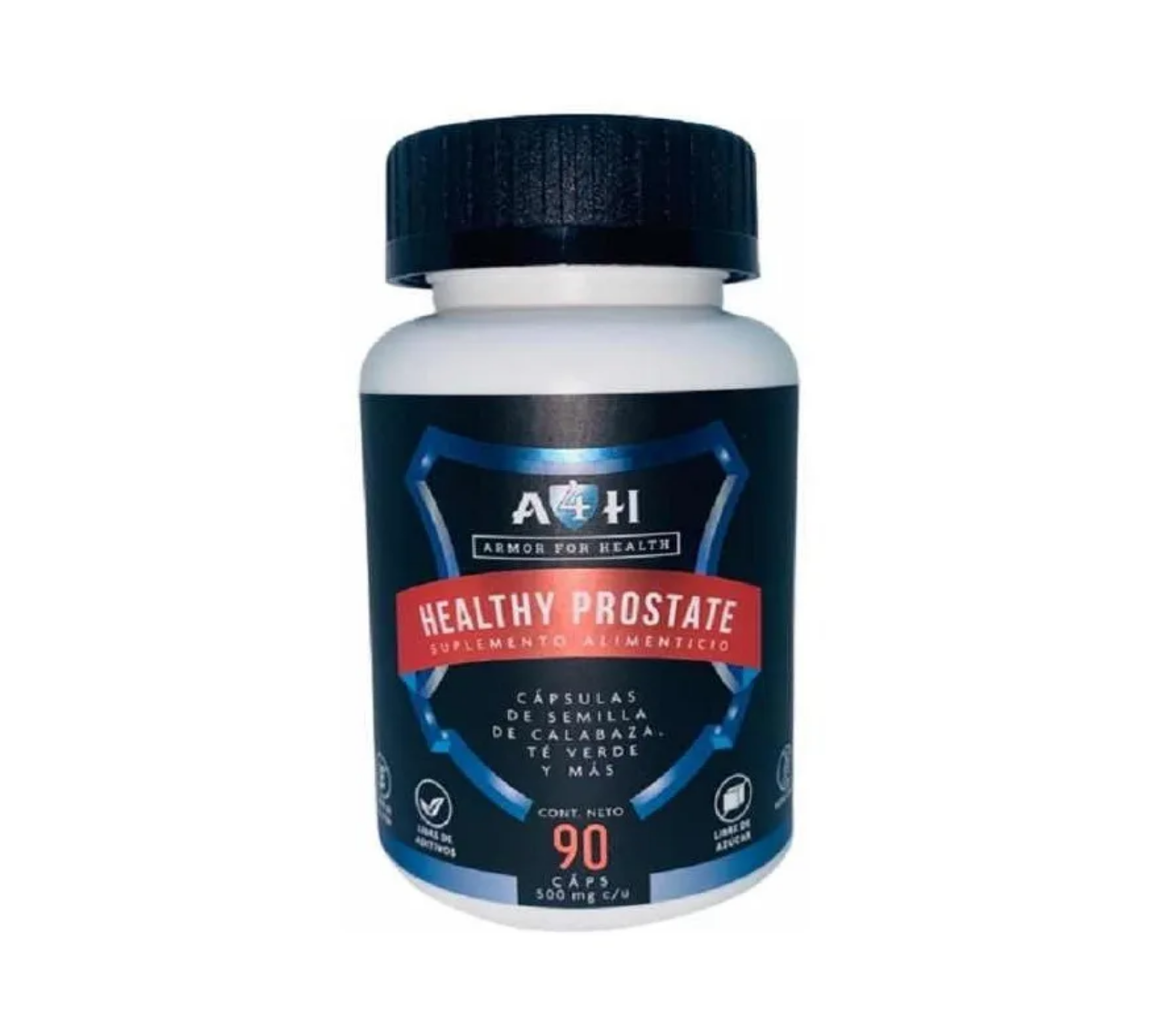 90 Cápsulas Suplemento Para Próstata A4h D3 Selenio Arándano