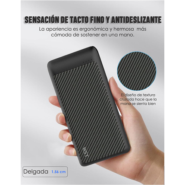 Power Bank Batería Portátil 20000mah Carga Rápida