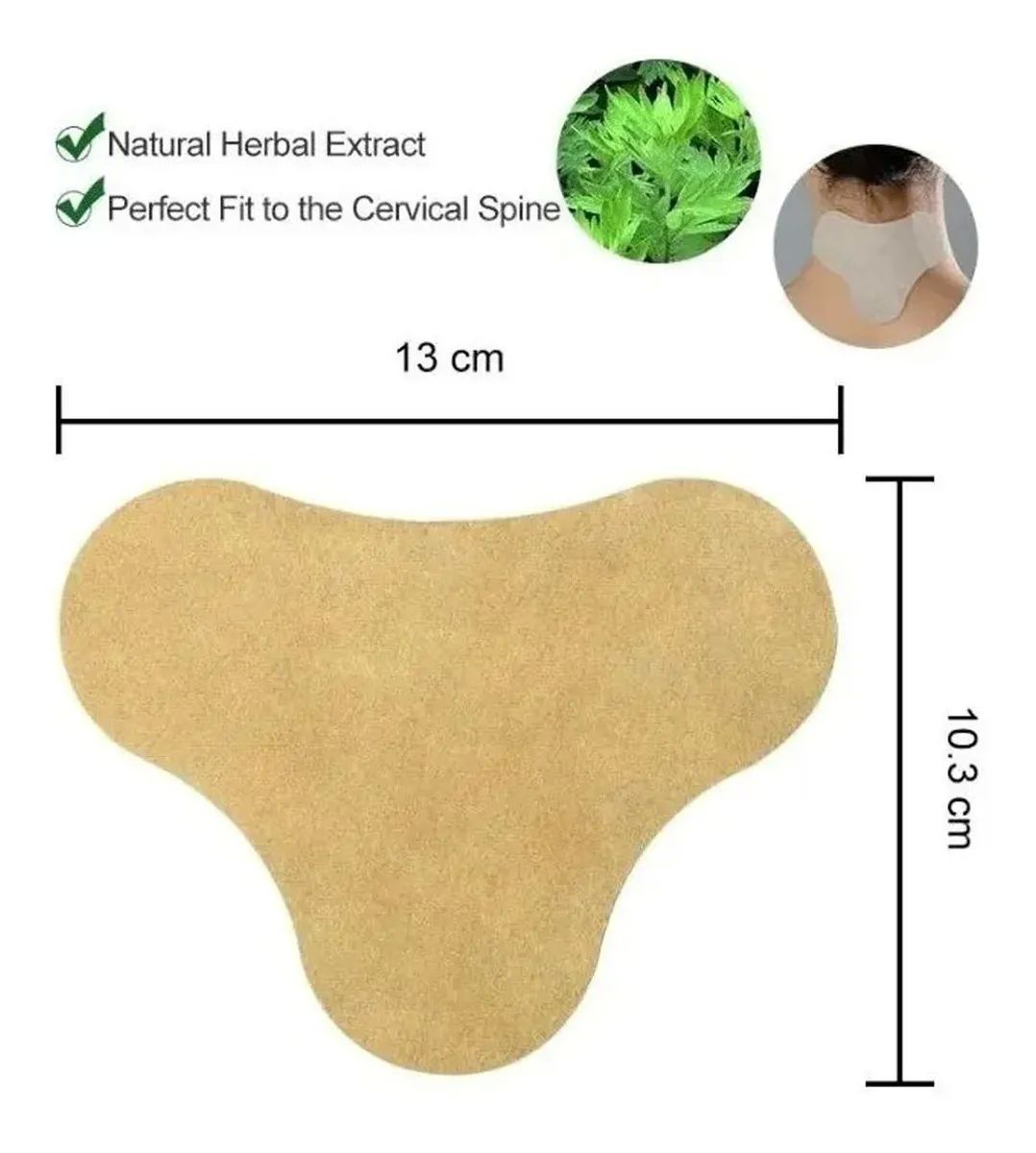 Parches Analgésicos Dolor del Cuello y Espalda 100 Parches