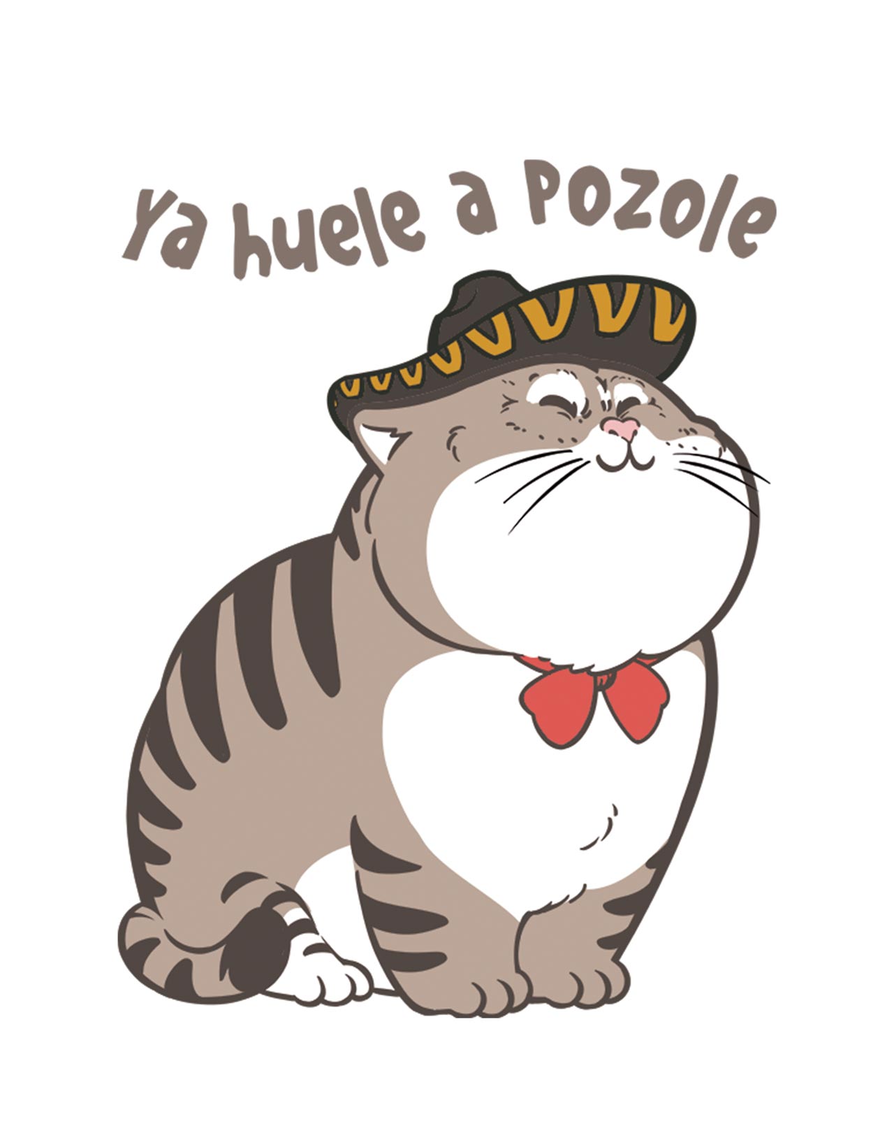 Playera Hombre MICHI POZOLERO Estampada DTG T-shirt