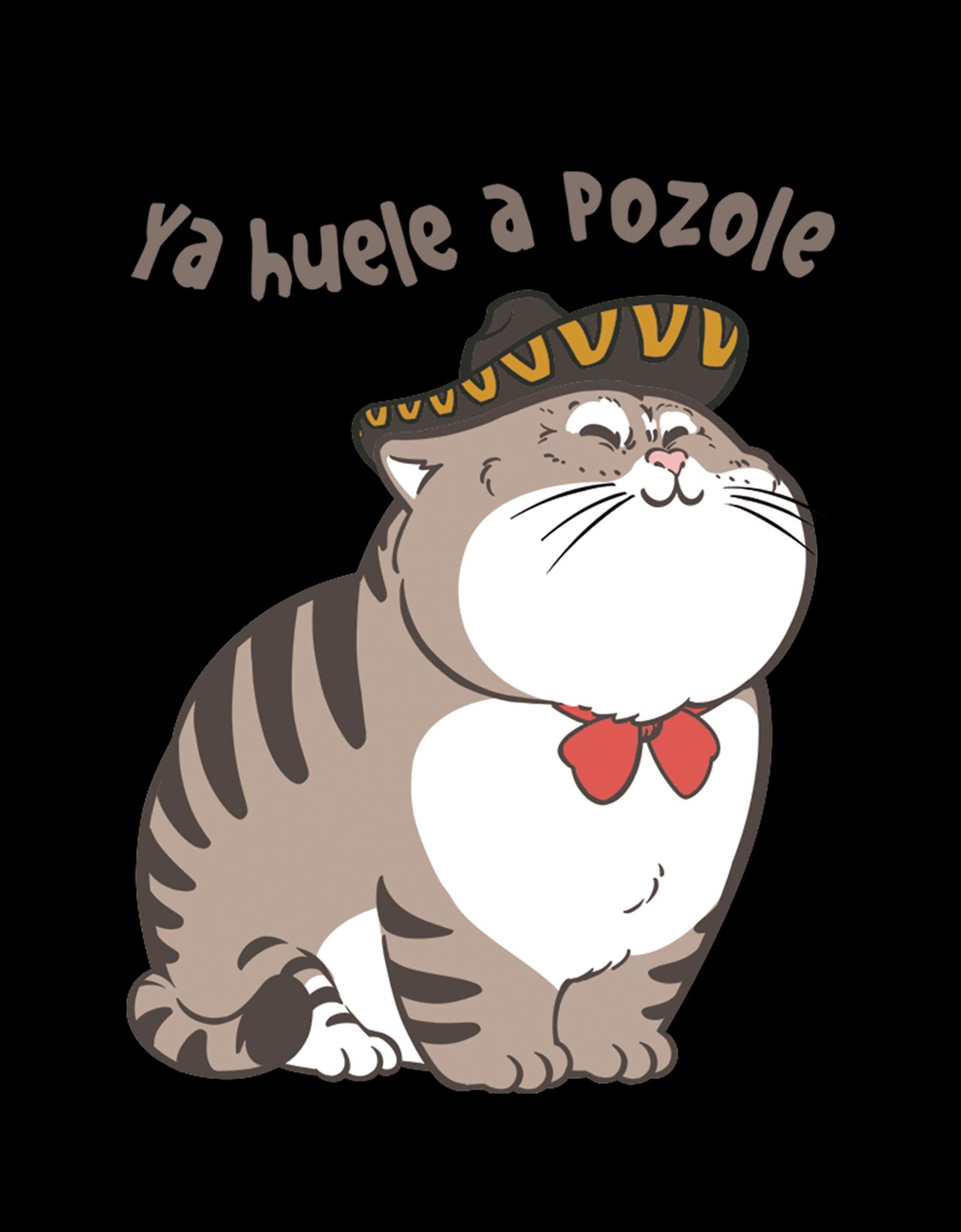 Playera Hombre MICHI POZOLERO Estampada DTG T-shirt